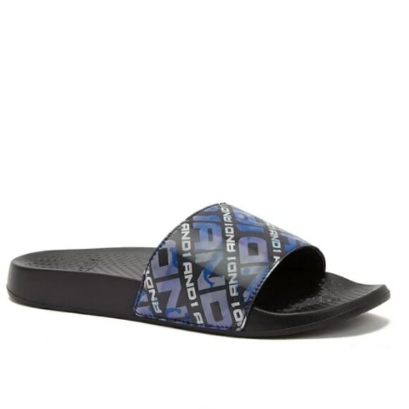 Men's Crossover Lenticular Sport Slide Sandals Beach Shoes - Picture 2 of 6